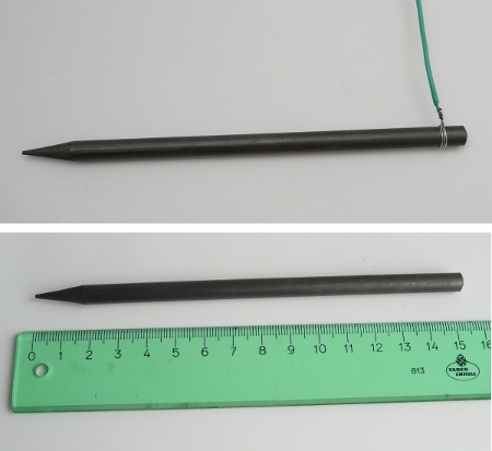 a long 5mm graphite electrode