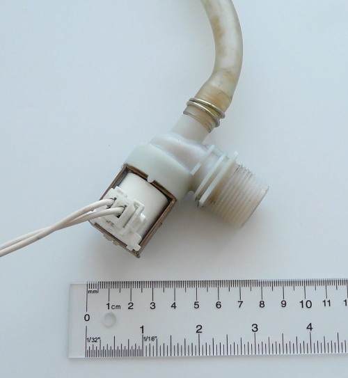 magnetic valve from a washing machine, internal version