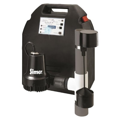 simer 12V sump pump backup solution